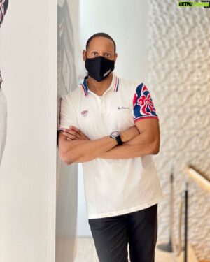 Dante Carver Instagram - Thanks For Having Me. Great items by #bensherman #teamgb Love the fit of the polo & jacket. Congratulations To All Participants of the 2020 Olympics! #olympics