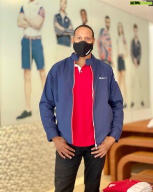 Dante Carver Instagram - Thanks For Having Me. Great items by #bensherman #teamgb Love the fit of the polo & jacket. Congratulations To All Participants of the 2020 Olympics! #olympics