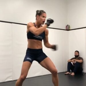 Danyelle Wolf Instagram - The calm before the storm. No big deal, just your first-Mma debut....televised in front of the whole wide world, in the biggest Mma organization, against an experienced Mma fighter, no big deal, just act normal. 😜😉 Ya got one life to live, go get it! #ufc #wolfpack (#fbf to this past tuesday ;) )