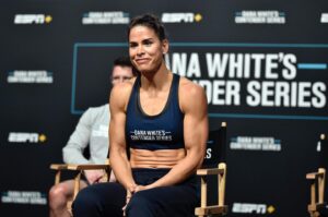 Danyelle Wolf Instagram - My face when someone asks me if I know how to do a flying guillotine choke.... 1.5 minute later of me trying to finish the guillotine choke in my fight.... “um nope, But I saw it on tv once.“ 😂😂😂 #atleastitried 😂😂😂 #ufc