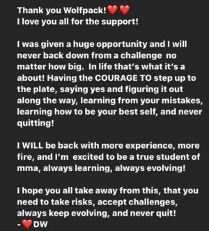 Danyelle Wolf Instagram - #wolfpack #courage #getafterit