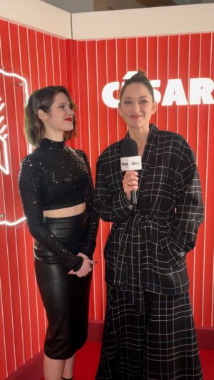 Daphné Patakia Instagram - « Il y a quelque chose dans son énergie, dans son regard, dans la manière dont elle s’adresse aux gens » La belle et touchante déclaration de @marioncotillard pour sa filleule @daphnepatakia (Sur la branche) 🥹❤️ #César2024