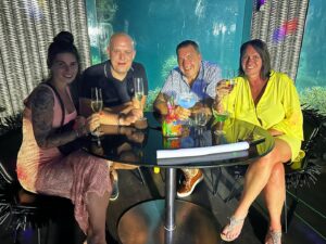 Daphne van Gerwen Instagram - Having some fun 🥂
.
.
.
.
.
#nightout #inthesea #maldives #holiday #havingagreattime #sea #dance #drink #fun #enjoy #friends
