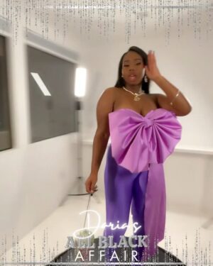 Daria Johns Instagram - on my birthday behavior🖤🤍💜 
• 
•

Stylist: @coreyrochecreates 
Hair: @kyabilal_ 
Makeup: @thetrifectabeauty 

THE LOOKS😍

Silver Look:
Dress: @ellaelisque
Jewelry: @vraiofficial
Shoes: @louboutinworld

Purple Look:
Top: @denzelparris @coreyrochecreates
Pants: @balenciaga
Jewelry: @gucci 
Bag: @judithleiberny

•
•
#birthday #daria #dariajohns #birthdaygirl #birthdaybehavior #birthdayparty #sagittarius #capricorn #explore #explorepage #blackgirl #allblack #allblackaffair