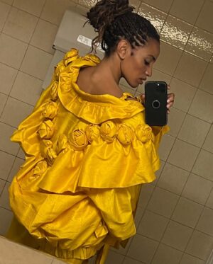 Dariam Coco Instagram - Anoche en el homenaje al día de muertos de @voguespain 💛