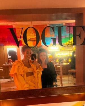 Dariam Coco Instagram - Anoche en el homenaje al día de muertos de @voguespain 💛