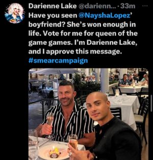 Darienne Lake Instagram - Please donate to my #smearcampaign with your votes for me for queen of the Fame games! Also, I wore some pretty rad fashions and totally deserve it. Link in bio for voting tomorrow at 3am EST.
