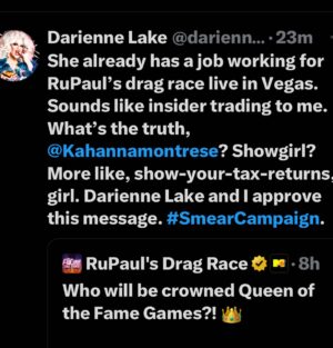 Darienne Lake Instagram - Please donate to my #smearcampaign with your votes for me for queen of the Fame games! Also, I wore some pretty rad fashions and totally deserve it. Link in bio for voting tomorrow at 3am EST.