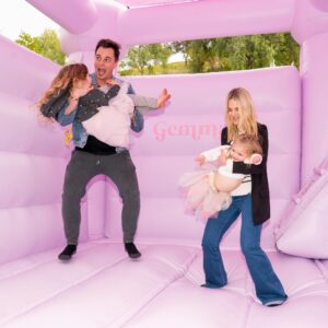 Darin Brooks Instagram - NO! I did NOT get an awesome huge pink bounce house for my birthday… but hmm, maybe I should… 🤔😁🤣 THANK YOUUUU!!! To everyone who reached out for my birthday!! To all my friends and family!! The fans! I love you all!! More than you know!! Thank you to @kellylkruger the best wife, mother and partner in life a guy could ever ask for!! ❤️ And for our amazing, beautiful, smart, funny little peanuts!! My life is truly BLESSED!! 🙏❤️ Honestly, Time really does fly when you’re having fun!!! Or when you’re in a bounce house!! 🤣 being 30 again does have its perks… 😁🤙😎