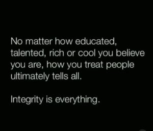 Darin Brooks Instagram - Words to live by… #Integrity 🙏🤙😎❤️