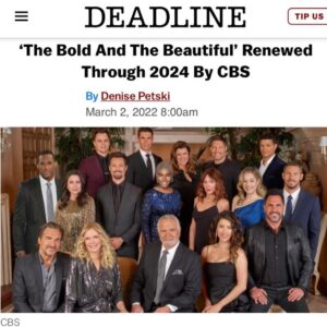 Darin Brooks Instagram - Congratulations all and to @boldandbeautifulcbs for the 2 season pickup!!! 🙌🙌👏👏🔥🔥 So awesome and so happy for everyone!!! 😎😎