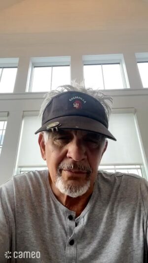 Darin Brooks Instagram - Hahaha I JUST got my @cameo from COACH!!! Coach @theedmarinaro!!! He’ll say ANYTHING!!! 😂🤣😂 Go get yours today!! … Side Note, Thanks Eddie!! 🙌🙌 Love ya bud! Miss your face too! 🤙🤙 OH! ALSO… THAD SUCKS MAJOR BALLS!!! 😝 #GoGoats #BMS #AlexMoran #ThanksCoach #MoranForPresident #7 #ThadSucksMajorBalls