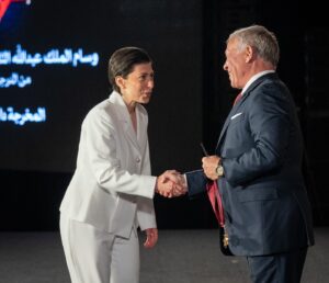 Darin J. Sallam Instagram - Honored to have been bestowed the insignia of the Order of Excellence by His Majesty King Abdullah II on May 25th, 2024 at Al-Hussainiyya Palace on the 78th anniversary of our Jordan’s independence which also coincides this year with the Silver Jubilee.

This royal recognition in my home country and from His Majesty the King has an incredibly special place in my heart and I hope to continue creating more cinematic works that hopefully will have an impact in this world.

تشرفت بتكريمي من قبل جلالة الملك عبدالله الثاني المُعظّم بوسام التميّز في ٢٥ أيار ٢٠٢٤ في قصر الحسينية في الذكرى ٧٨ لاستقلال أردننا الغالي والذي يصادف أيضاً هذا العام اليوبيل الفضي.
 
هذا التقدير الملكي السامي في وطني و عزوتي و من جلالة الملك له قيمة خاصة في قلبي و آمل أن أستمر في انتاج المزيد من الأعمال السينمائية التي أتمنى أن تترك أثر في هذا العالم بإذن الله.

@rhcjo 
#independenceday 
#jordan
