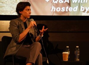 Darin J. Sallam Instagram - Another highlight from this year was interviewing the phenomenal @darin.sallam about her film @farha.film - a scripted feature about the horrors of the 1948 Nakba and how it ripped apart the lives of Palestinians. Sadly, this was not just one historic event. We only need to see the footage and photos coming out of Gaza to watch history repeat itself, and that the Palestinian Nakba has been ongoing ever since. These are dark days but we look to important voices and artists like Darin who raise awareness with their powerful, humanising work and advocacy.
They tried many times to silence Darin (and other prominent Palestinian voices), but the truth prevails. 

Photo by @salzarzour.
Curated by @sarahaghaonline.
Event brought to you in partnership with @bethlehem_culturalfestival.
Big thanks to producers @deema.azar and @ayah.jardaneh.

#endtheoccupation #freepalestine #Gazaunderattack #Farha #TheArabFilmClub
