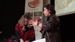 Darin J. Sallam Instagram - In every screening I go to I feel like I’m meeting a new extension of FARHA’s family, the amount of love and warmth I saw in the people of The Canary Islands and their solidarity with Palestine, Unforgettable.

@ccagrancanaria @cabildodegrancanaria @fundacionaraguaney
