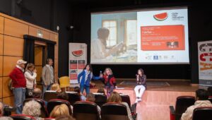 Darin J. Sallam Instagram - In every screening I go to I feel like I’m meeting a new extension of FARHA’s family, the amount of love and warmth I saw in the people of The Canary Islands and their solidarity with Palestine, Unforgettable.

@ccagrancanaria @cabildodegrancanaria @fundacionaraguaney