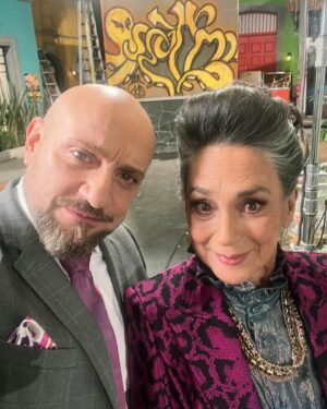 Darío Ripoll Instagram - Un honor tener de invitada en @vecinosoficial a la primera actriz @ofeliamedina_  gracias por acompañarnos 🙏 🙌#vecinos #proximamente #actor #actriz