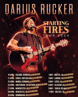 Darius Rucker Instagram - EUROPE!!! Y’all SOLD IT OUT. Can’t wait to kick it all off in Germany tonight. Let’s freaking gooo!!!!!