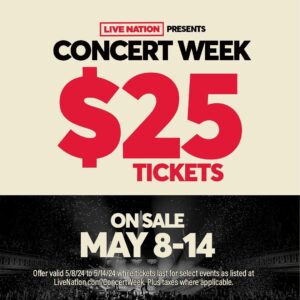 Darius Rucker Instagram - Will I see you this summer?
@livenation Concert Week is ON! Get $25 dollar tickets to upcoming @Hootie and the Blowfish shows while supplies last. Get yours at the link in my bio!
