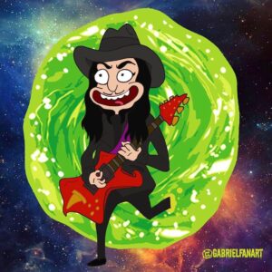 Daron Malakian Instagram - Another cool @RickAndMorty version of me by @gabrielfanart. 

#RickAndMorty #DaronMalakian #ScarsOnBroadway #DMSOB #SystemOfADown #SOAD
