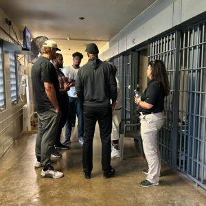 Darryl Strawberry Instagram - Doing Ministry yesterday with the Buffalo Bills Chaplain Len Vandenvos and his family and these players was pretty incredible at Angola prison. It truly was an impact day of faith and compassion in the lives of both the inmates and all of us being together bringing the hope of Jesus Christ. The dedication and love shown by Len and his family and the players was truly inspiring, as they shared their hope, joy to those who need it most. Together with all of us making a difference and spreading positivity within the walls of Angola prison, reminding us all of the power of redemption and the importance of second chances. God is so good. Blessed 🙏🏾✝️