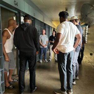 Darryl Strawberry Instagram - Doing Ministry yesterday with the Buffalo Bills Chaplain Len Vandenvos and his family and these players was pretty incredible at Angola prison. It truly was an impact day of faith and compassion in the lives of both the inmates and all of us being together bringing the hope of Jesus Christ. The dedication and love shown by Len and his family and the players was truly inspiring, as they shared their hope, joy to those who need it most. Together with all of us making a difference and spreading positivity within the walls of Angola prison, reminding us all of the power of redemption and the importance of second chances. God is so good. Blessed 🙏🏾✝️
