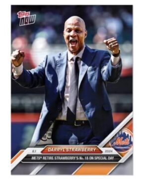 Darryl Strawberry Instagram - In a great relationship with Topps baseball cards, every pack is a delightful surprise, every card is a cherished treasure, and the joy of having my #18 Retired is these very special cards 💙🧡🍓
Wonderful Job Topps”