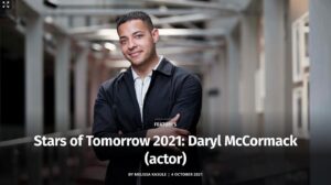 Daryl McCormack Instagram - Thank you for this moment! Overflowing with gratitude. 

@screendaily