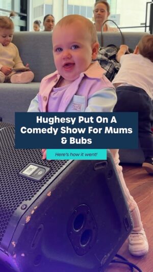 Dave Hughes Instagram - @dhughesy put on a comedy show for Mums & Bubs… what could go wrong?! 👶 Hear the full thing in today’s podcast on the @listnrau app now!