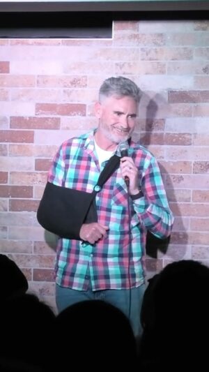 Dave Hughes Instagram - What will my wife text while I’m doing gigs at the @bris_powerhouse in May? Tix selling fast. Link in bio.