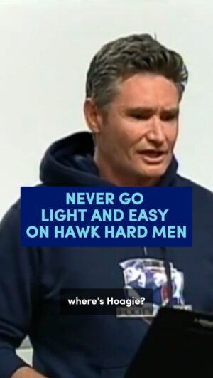 Dave Hughes Instagram - Never go light and easy on Hawk hard men. #afl #hawthorn