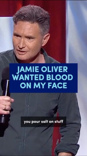 Dave Hughes Instagram - Jamie Oliver wanted blood on my face.
 
Come and see my brand new show Fully Furnished. Nothing compares to Hughesy live.