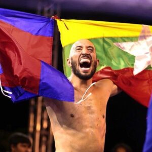 Dave Leduc Instagram - What a success. 45,000 people in the crowd, people were climbing on trees and roofs to watch my fight and over 17 million people watching it live including His Excellency Prime Minister of The Kingdom of Cambodia Hun Manet. What a legendary night that I will never forget. We fought like ancient Khmer and Burmese warriors with traditional ropes. I hope we made the ancestors proud. Millions and millions watching. I love you all! 🇰🇭🇲🇲🌎 The Last Dance