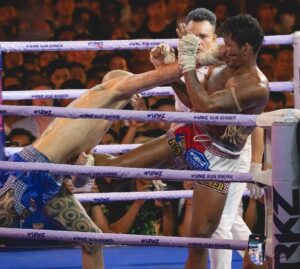 Dave Leduc Instagram - What a success. 45,000 people in the crowd, people were climbing on trees and roofs to watch my fight and over 17 million people watching it live including His Excellency Prime Minister of The Kingdom of Cambodia Hun Manet. What a legendary night that I will never forget. We fought like ancient Khmer and Burmese warriors with traditional ropes. I hope we made the ancestors proud. Millions and millions watching. I love you all! 🇰🇭🇲🇲🌎 The Last Dance