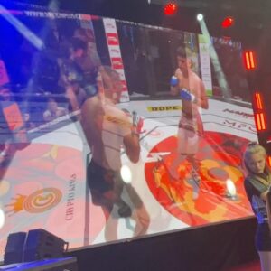 Dave Leduc Instagram - After a successful first event, I wanted to go bigger and better for MFC 2, my second event as a promoter. Saying that I’m extremely proud of the work of the whole team at @worldwidemfc would be an understatement! 🙏

We f**king killed it. Partnership with @fitetv, Lethwei world title sanctioned by the @worldlethweifederation, legendary commentary by @robinblackmartialarts and INCREDIBLE bloody fights and stoppages! 

*Yes, we named the promotion "Marshall Fighting Championship" after @joerogan‘s dog “Marshall” (@marshallmaerogan) and yes that’s him on the center cage floor, because Marshall is f**king G 😄

Hatala vs Saladiak was a blood war, these guys have my full respect. I will remember this event for ever.

(check out the last slide to see a Robin Black showing the aftermath of our crazy event!) 

We are already looking at suitable cities and venues for MFC 3 👀

Wanna fight? DM @worldwidemfc