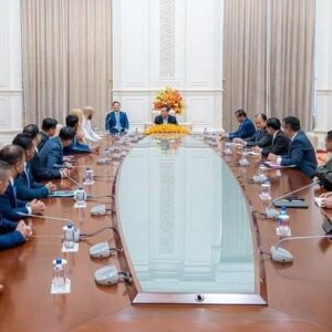 Dave Leduc Instagram - It was a real honor and privilege to be invited by his excellency Prime Minister of the Kingdom of Cambodia Dr. Hun Manet to the Peace Palace. He is very educated and spoke to me in my native language French, and in English. I was very impressed. He is also a gentlemen as he kindly made sure my wife Irina was included in the photo.

I feel so welcomed in the Kingdom of Cambodia. Everyone is so nice and kind. I think the western world needs to know more about Cambodia. I already love your country so much and I see so much potential using martial arts to grow tourism. As His excellency Hun Manet said in our meeting, he fully supports traditional martial arts and the army is requested to learn Kun Khmer for discipline and strenght. I think it’s a great initiative. I expressed that this match is only the beginning of my involvement in Cambodia. I think massive growth is about to happen and I want to help the population in this adventure.