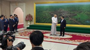 Dave Leduc Instagram - It was a real honor and privilege to be invited by his excellency Prime Minister of the Kingdom of Cambodia Dr. Hun Manet to the Peace Palace. He is very educated and spoke to me in my native language French, and in English. I was very impressed. He is also a gentlemen as he kindly made sure my wife Irina was included in the photo.

I feel so welcomed in the Kingdom of Cambodia. Everyone is so nice and kind. I think the western world needs to know more about Cambodia. I already love your country so much and I see so much potential using martial arts to grow tourism. As His excellency Hun Manet said in our meeting, he fully supports traditional martial arts and the army is requested to learn Kun Khmer for discipline and strenght. I think it’s a great initiative. I expressed that this match is only the beginning of my involvement in Cambodia. I think massive growth is about to happen and I want to help the population in this adventure.