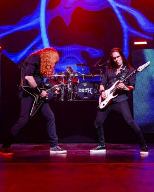 Dave Mustaine Instagram - Happy birthday Teemu welcome to the Megadeth family, and be prepared for 2024 because it's going to be a rocket ride!! @teemumantysaari