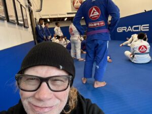 Dave Mustaine Instagram - Me and Professor Reggie at Gracie Barra Langley, BC, Canada @ralmeidagb