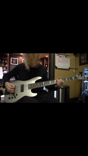 Dave Mustaine Instagram - Behind the scenes: Writing the bass-line for the verse of Dogs of Chernobyl on #thesickthedyingandthedead.