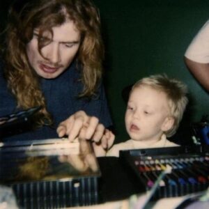 Dave Mustaine Instagram - February 11, many years ago, you came into our lives and blessed us with our first child, and what a blessing it was. You're an amazing person, friend, brother, husband, and son. Happy birthday, Justis. Love, Dad.