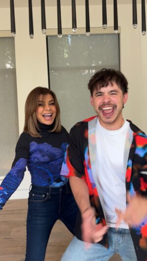 David Archuleta Instagram - @davidarchie’s tribute to me at the #Queerties was so exceptional, I just couldn’t wait to dance right alongside him 😉 Happy #InternationalDanceDay! What are you vibing to today? 💃🏻🕺🏼♥️ DC: @christos_tsiantoulas @davidarchie