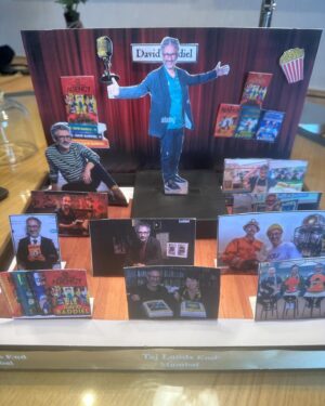 David Baddiel Instagram - Waiting for me in my hotel room in Mumbai…very very sweet. If a tiny bit that episode of I’m Alan Partridge. You know the one.