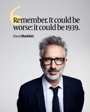 David Baddiel Instagram - @therealbaddiel takes to his column this week, to remind people that whilst the spike in antisemitism is “extreme” and “bad”, “we do ourselves no favours by reaching for the Third Reich analogy”.

🔗 Check out the full article at our link in bio, and tell us your thoughts in the comments below 👇🏻 

#davidbaddiel
#antisemitism
#jewishchronicle