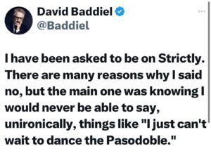David Baddiel Instagram - 
