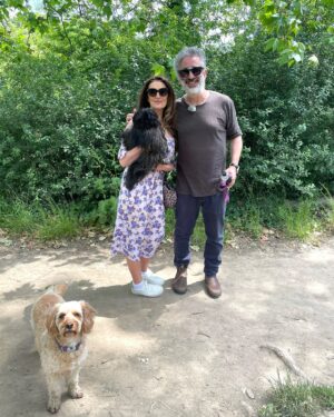 David Baddiel Instagram - This week’s Walking the Dog guest is the utterly wonderful @therealbaddiel who doesn’t have a dog, but he does have a very friendly neighbour called Frank Skinner who generously loaned him his beautiful Cavapoo Poppy for our walk. Even though David often tells me he doesn’t really ‘see the point’ in walking, he is an absolutely brilliant person to go for a walk with, because he’s so endlessly funny, endlessly smart and endlessly fascinating. Despite all this he still struggled to master the basics of how a dog lead works, which in many ways sums up why I adore him so much..

He’s also just published an unputdownable memoir called My Family inspired by his hugely successful West End show - it’s a painfully honest, stomach clutchingly funny insight into the comically surreal goings on in the Baddiel household and I LOVED it, so I strongly urge you to read it immediately. 

Really hope you enjoy my walk with David, listen to part 1 now wherever you get your pods 🐶🎧
