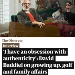 David Baddiel Instagram - Thanks to @guardian and writer Tim Lewis for this piece about me and My Family: The Memoir. Link in bio.
