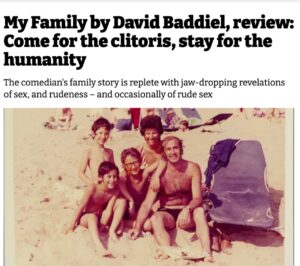 David Baddiel Instagram - Thanks to @inewsdotid for this review, and for the, um, headline.
