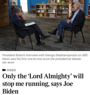 David Baddiel Instagram - I remember when I went to an ante-natal class asking them if they had any advice on not just the birth but the next 18 years. Similarly Joe Biden needs to be asked not just if he is too old and fragile to defeat Trump but whether getting even more old and fragile over the next five  years might be an issue in RUNNING AMERICA.