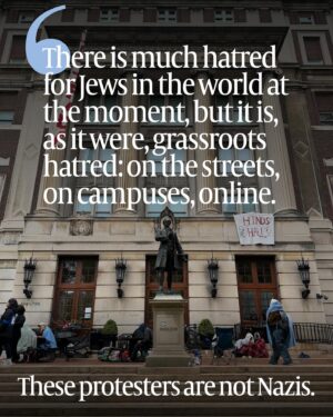 David Baddiel Instagram - @therealbaddiel takes to his column this week, to remind people that whilst the spike in antisemitism is “extreme” and “bad”, “we do ourselves no favours by reaching for the Third Reich analogy”.

🔗 Check out the full article at our link in bio, and tell us your thoughts in the comments below 👇🏻 

#davidbaddiel
#antisemitism
#jewishchronicle